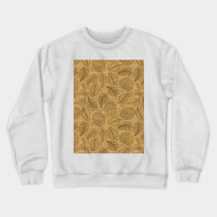 Leaf Line Art Crewneck Sweatshirt